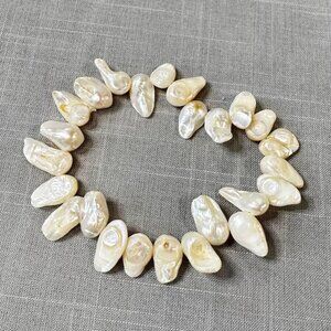 Baroque Pearl Stretchy Bracelet